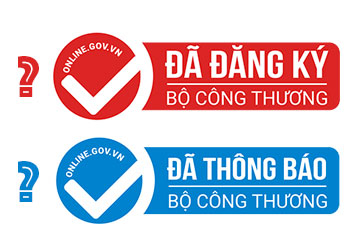 Làm thế nào để có logo đã thông báo Bộ Công Thương?